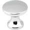 Elements 1" Diameter Polished Chrome Slade Cabinet Mushroom Knob 3915-PC - alternate 1
